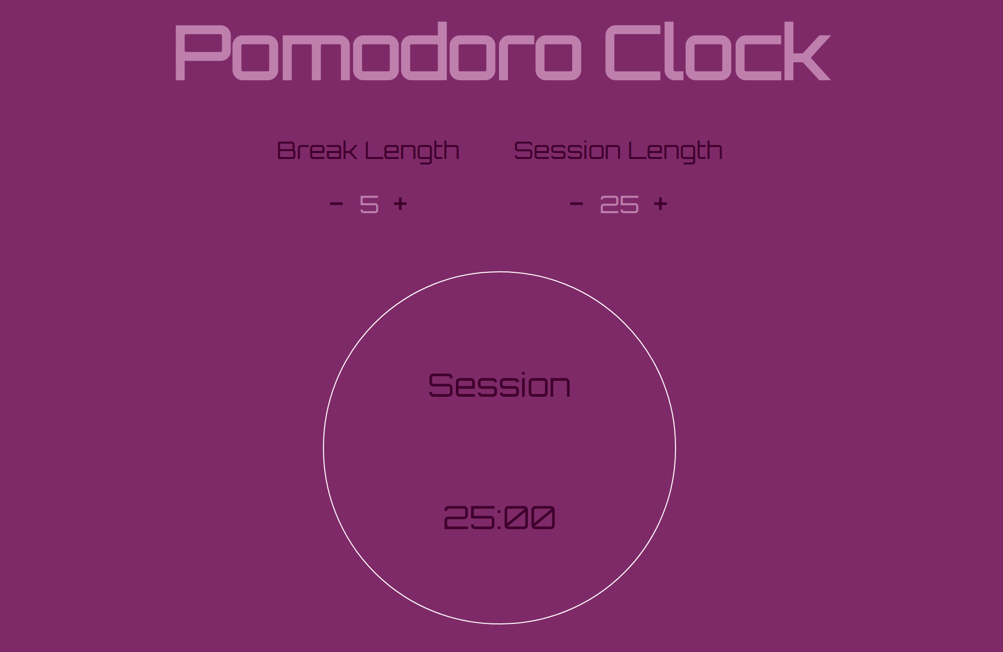 Pomodoro Clock